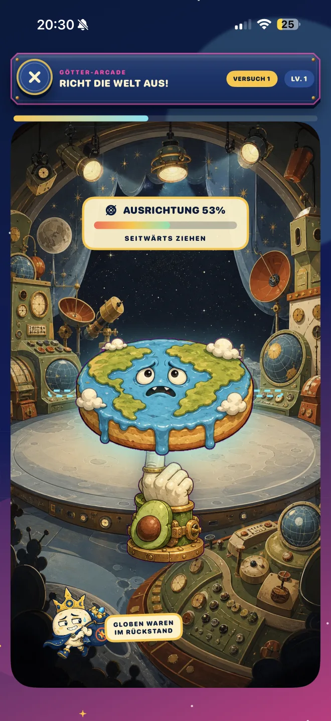 Microgame about aligning the world
